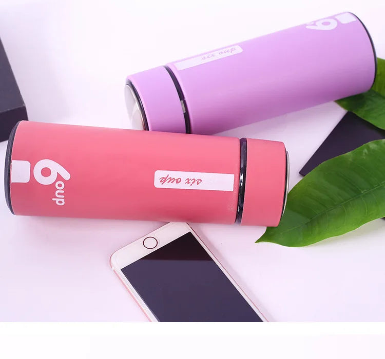 Wholesale New Crystal Infused Gem Creative Glass Water Cup Heat-resistant Business Thermos Water Bottle