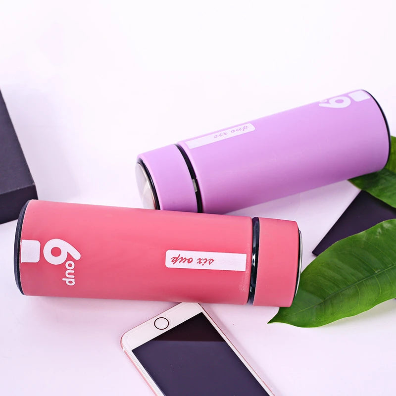 Wholesale New Crystal Infused Gem Creative Glass Water Cup Heat-resistant Business Thermos Water Bottle