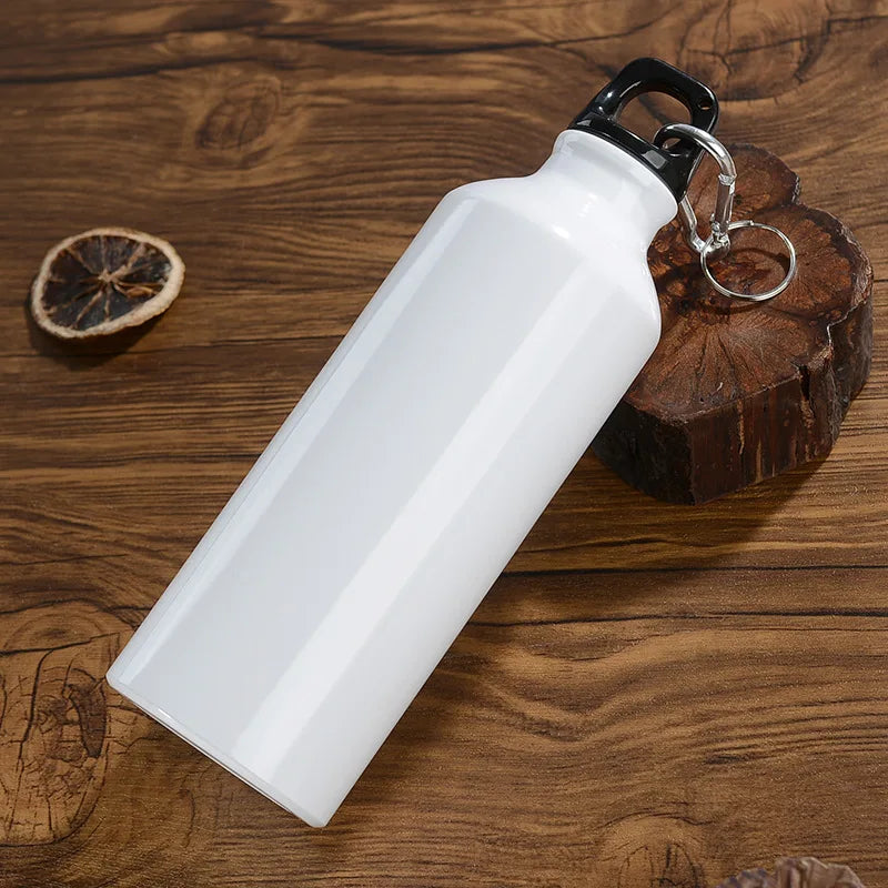 Outdoor Sports Aluminum Water Bottle Portable Water Cup Mountaineering Buckle Small Mouth Single Layer Cup