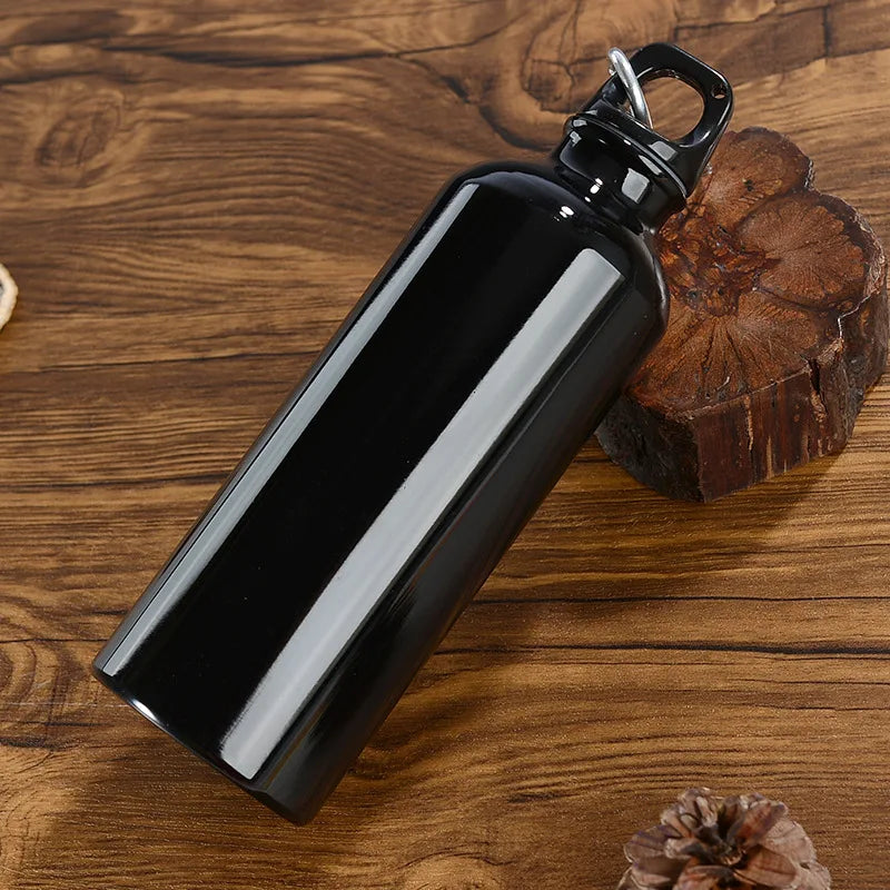 Outdoor Sports Aluminum Water Bottle Portable Water Cup Mountaineering Buckle Small Mouth Single Layer Cup